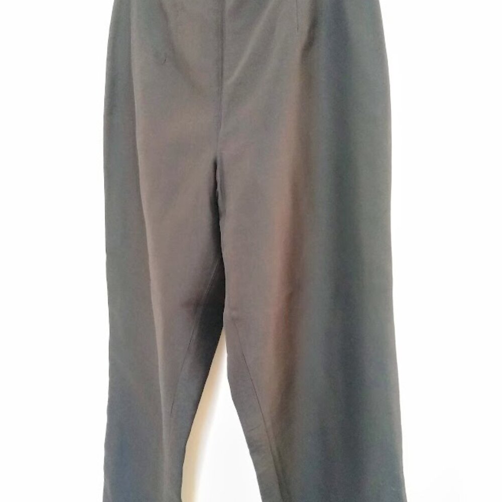 French Laundry  M   black silk ankle pants - Picture 2 of 14